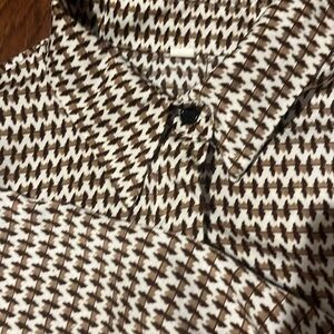 Women’s Vintage Brown Button Down Shirt